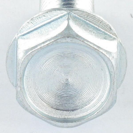 1 x Self Tapping Screw Hexagonal Head Flange With Serration M10X30 Zinc Plated