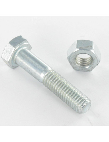 1 x Bolt With Nut Hexagonal Head M14X50 Zinc...