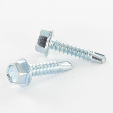 1 x FASTOVIS Hexagonal Head 4.8X19 Zinc Plated