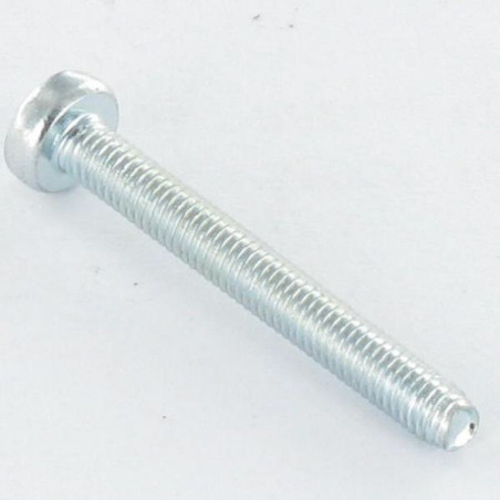 1 x Self Tapping Screw wide domed head M6X20 Pozi PZ3 Zinc Plated