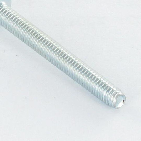 1 x Self Tapping Screw wide domed head M6X20 Pozi PZ3 Zinc Plated