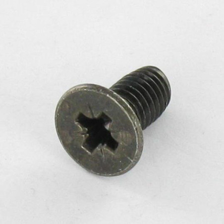 1 x Self Tapping Screw Countersunk Head M4X10 Pozi PZ2 Black Zinc Plated