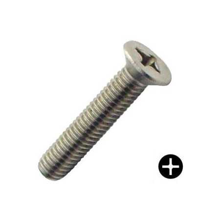 1 x Self Tapping Screw Thread Machine Countersunk Head Phillips Zinc Plated 2X10 micro screw