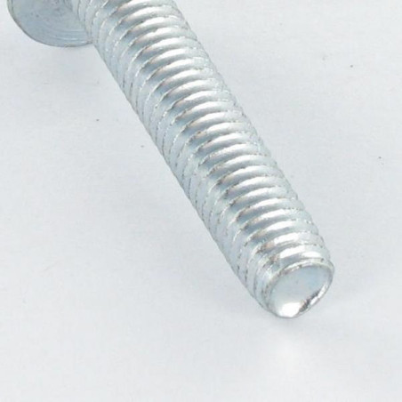 1 x Self Tapping Screw Hexagonal Head Flange Smooth 8X30 Black Zinc Plated