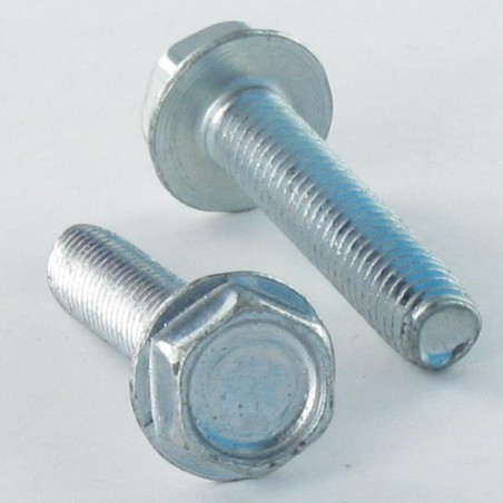 1 x Self Tapping Screw Hexagonal Head Flange Smooth 3X8 Zinc Plated micro screw