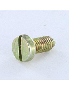 Machine Screw Large Pan Head Slotted M5X12 BP Yellow Zinc