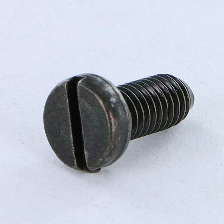 1 x Machine Screw Large Pan Head Slotted M5X12 BP Black Zinc Plated