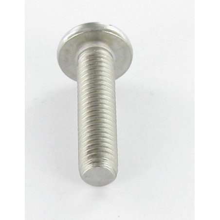 1 x Machine Screw Large Pan Head Slotted M6X16 Plain Chromed
