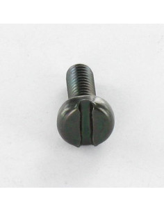 Machine Screw Large Pan Head Slotted M6X40 Black Zinc Plated 2