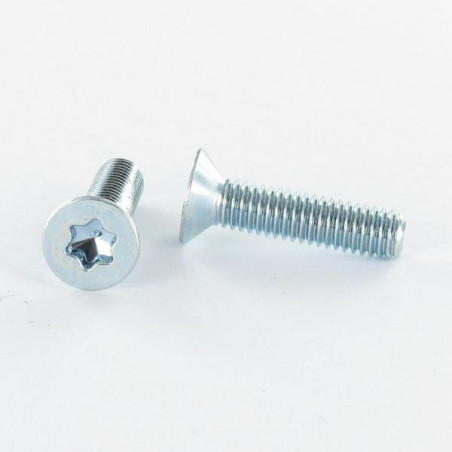 1 x Machine Screw Countersunk Head T10 M3X10 Class 4.8 Zinc Plated micro screw