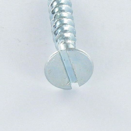 1 x Savis Chipsboard Screw Countersunk Head Slotted 3.5X12 Zinc Plated