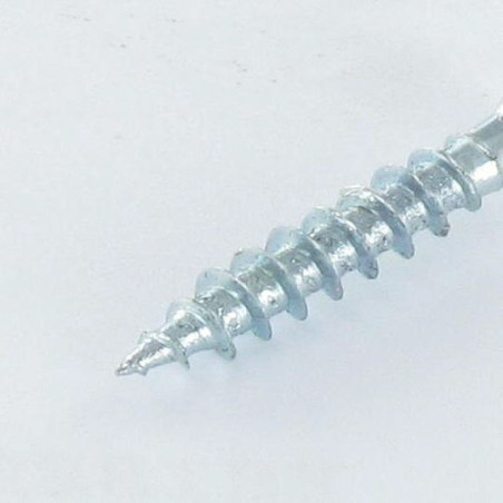 1 x Savis Chipsboard Screw Countersunk Head Slotted 3.5X12 Zinc Plated