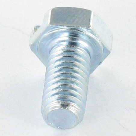 1 x Machine Screw Hex Head Slotted M6X16 Pilot Point Conical Zinc Plated Cr3 96 Hbs Without Red Rust