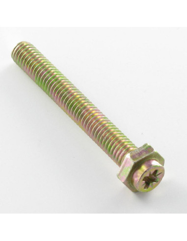 1 x Cassette Screw Hexagonal Head Pozi M6X45...
