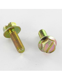 Machine Screw Hexagonal Head M5X18 Flange 11 Slotted...