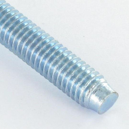 1 x Machine Screw flat Pozi M6X20 Point Truncated Zinc Plated