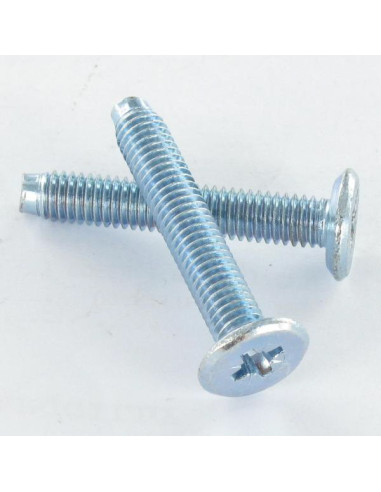 1 x Machine Screw flat Pozi M6X60 Point...