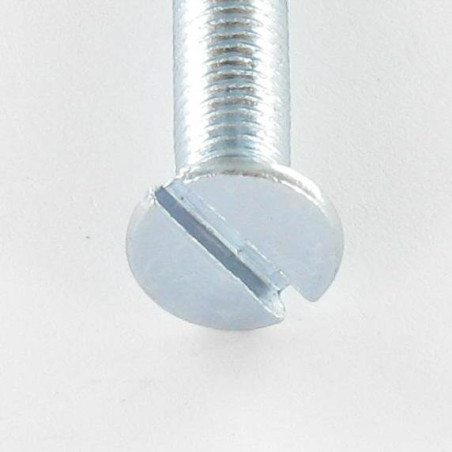 1 x Machine Screw Countersunk Head Slotted M12X45 Zinc Plated