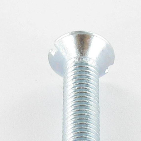 1 x Machine Screw Countersunk Head Slotted M12X45 Zinc Plated