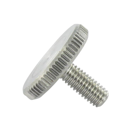1 x Knurled Thumb Screws Thin Type Stainless Steel A1 M6X20
