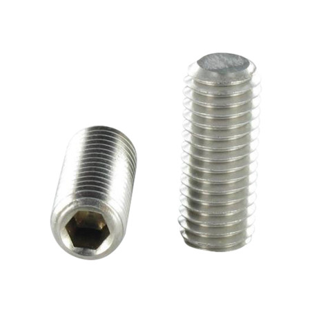 1 x Machine Screw Stainless Steel A2 Socket Head Hexagon Recess Hexagon Socket 5 M10X60 Flat Point