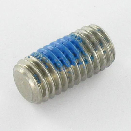 1 x Machine Screw Stainless Steel A2 Socket Head Hexagon Recess Hexagon Socket 4 M8X16 Flat Point Patch Nylon