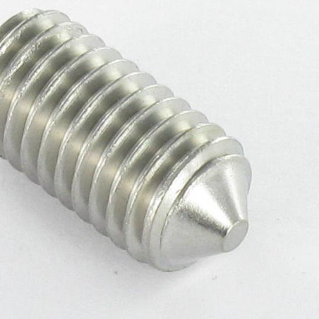 1 x Machine Screw Stainless Steel A2 Socket Head Hexagon Recess Hexagon Socket 1.5 M3X8 Cone Point micro screw