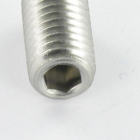 1 x Machine Screw Stainless Steel A2 Socket Head Hexagon Recess Hexagon Socket 4 M8X10 Cone Point