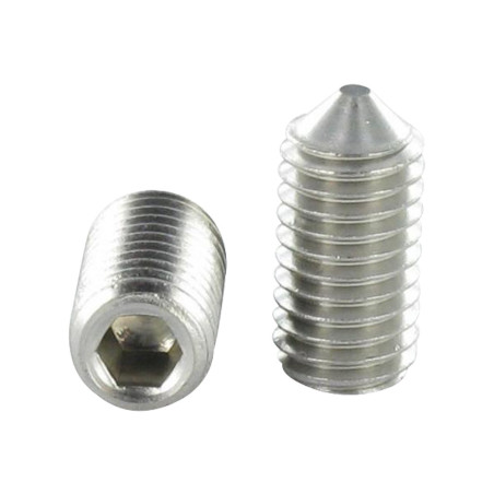 1 x Machine Screw Stainless Steel A2 Socket Head Hexagon Recess Hexagon Socket 4 M8X40 Cone Point