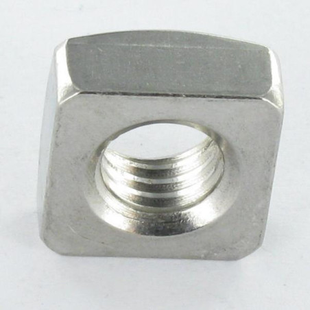 1 x Nut Square Stainless Steel A2 M5 8X8X4