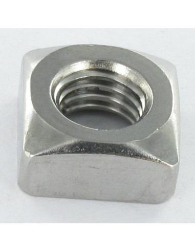 1 x Nut Square Stainless Steel A2 M6 10X10X5