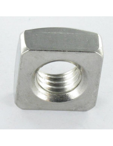 1 x Nut Square Stainless Steel A2 M6 10X10X5