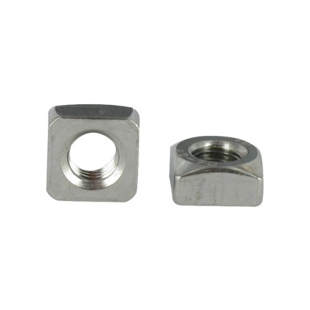 1 x Nut Square Stainless Steel A2 13X13X6.5 M8 DIN 557