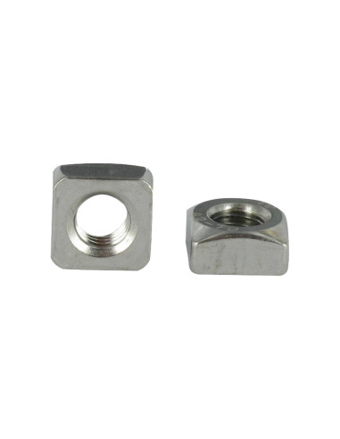 1 x Nut Square Stainless Steel A2 M12 19X19X10