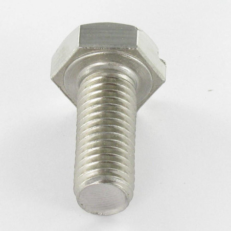 1 x Screw Machine Hexagonal Head Slotted Stainless Steel A2 M5X10