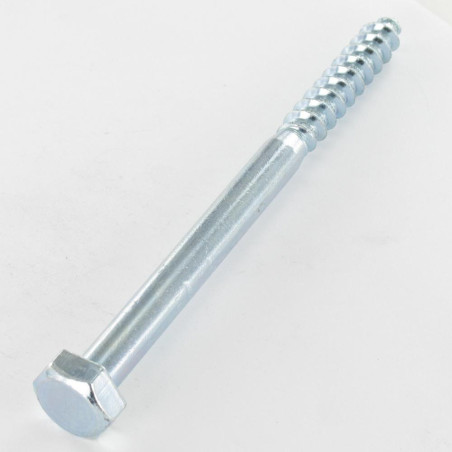 1 x Coach Screw 10X280 Thread Length: 160 Zinc Plated