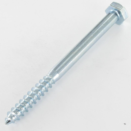1 x Coach Screw 10X280 Thread Length: 160 Zinc Plated
