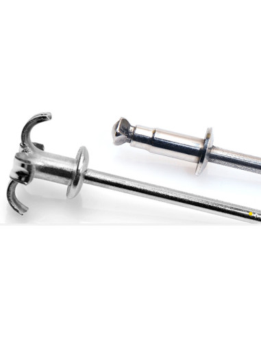 1 x RIV.ECLATE GOSTAR Aluminum Steel rod Large...