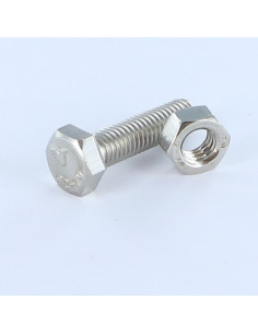 TOGETHER Machine Screw V.TH 8X30 + Nut Stainless Steel A2