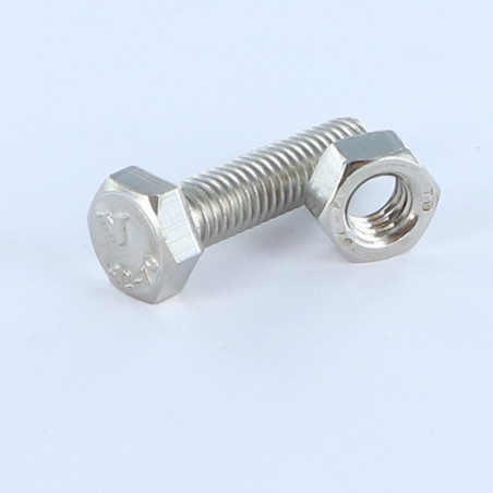 1 x TOGETHER Machine Screw V.TH 8X30 + Nut Stainless Steel A2