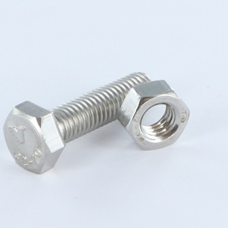 1 x TOGETHER Machine Screw V.TH 8X30 + Nut Stainless Steel A2