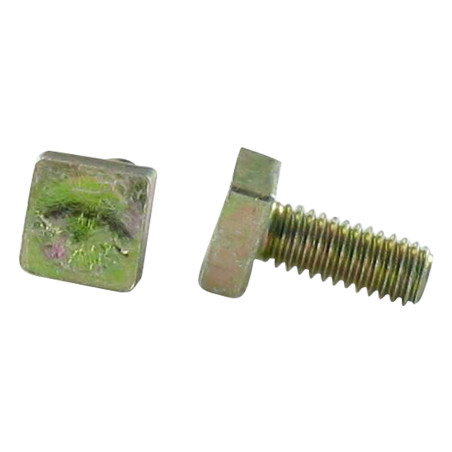 1 x Machine Screw Square Head 4X10 Zinc Plated Head 2.80 MAX