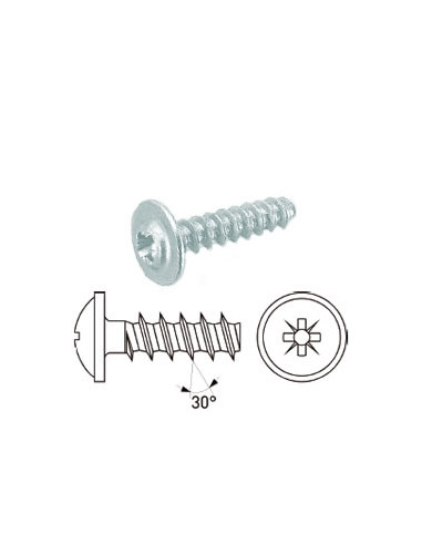1 x Screw For Plastic Stainless Steel A2...