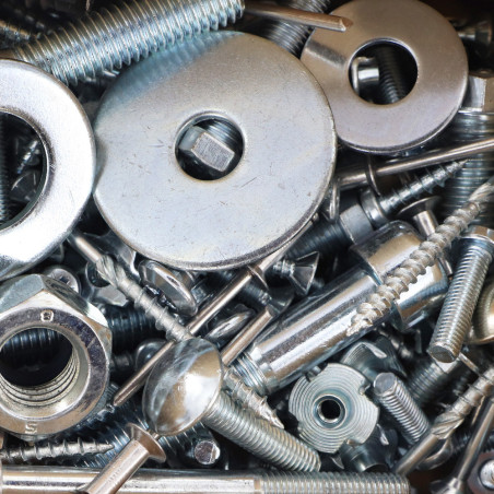 1 x Kilogram Of SCREWS VARIOUS In Steel FIXMIX