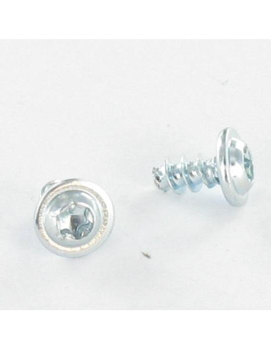 1 x Screw Plastic Mushroom Pozi 1 5X16 Zinc Plated