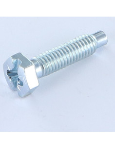 Bolt Partial Thread Hexagonal Head Pozi And Slotted M6X25...