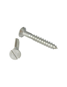 Wood Screw Stainless Steel A2 Countersunk Head Slotted...