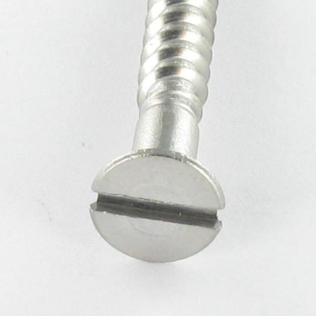 1 x Wood Screw Stainless Steel A2 Countersunk Head Slotted 2.5X16 micro screw