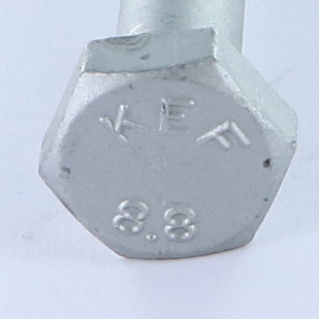 1 x Bolt Partial Thread Hexagonal Head M12X280 Class 8.8 Hot Dip Galvanized ISOFIT