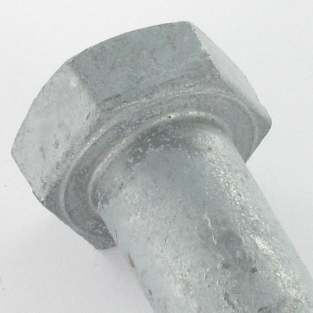 1 x Bolt Partial Thread Hexagonal Head M12X40 Class 8.8 Hot Dip Galvanized ISO FIT
